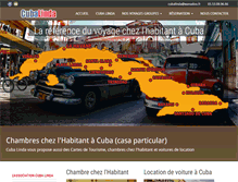 Tablet Screenshot of cuba-linda.com